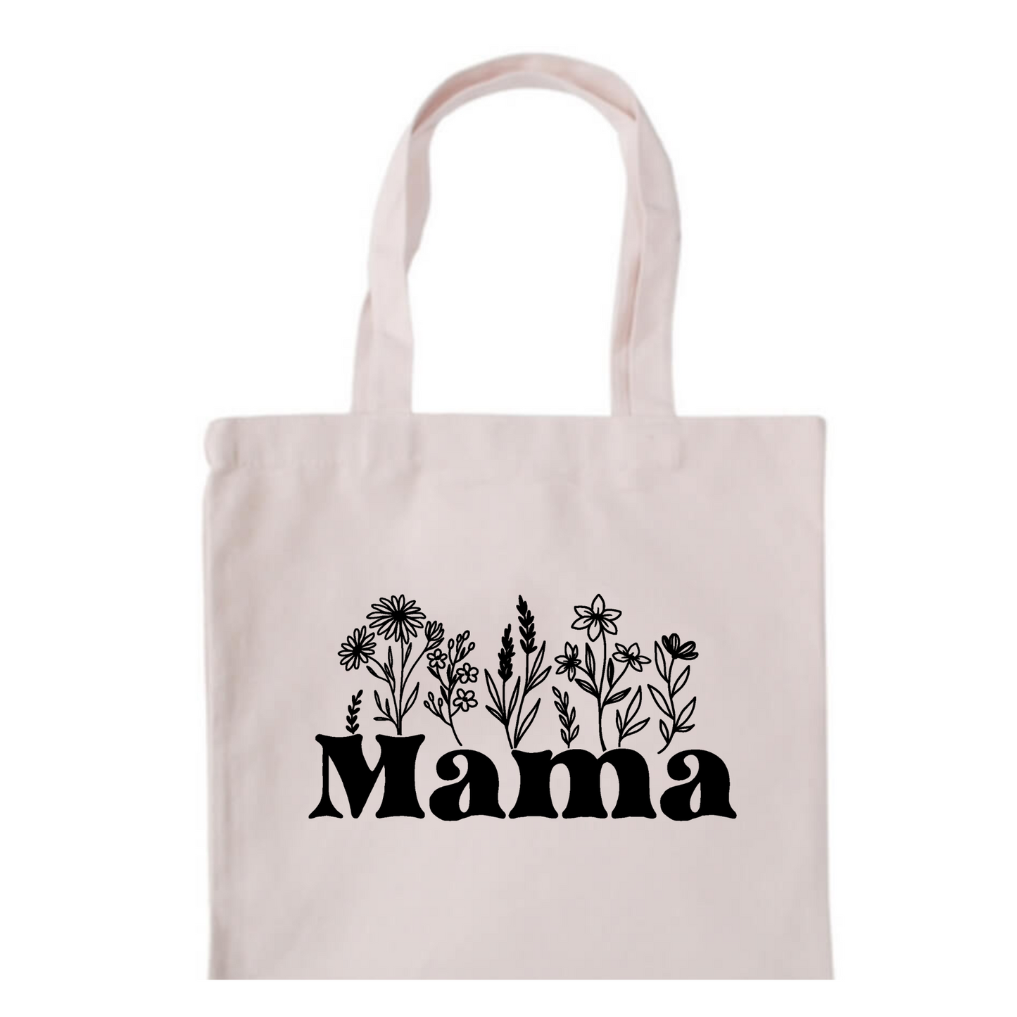Mama Floral Tote Bag - Skandles Co