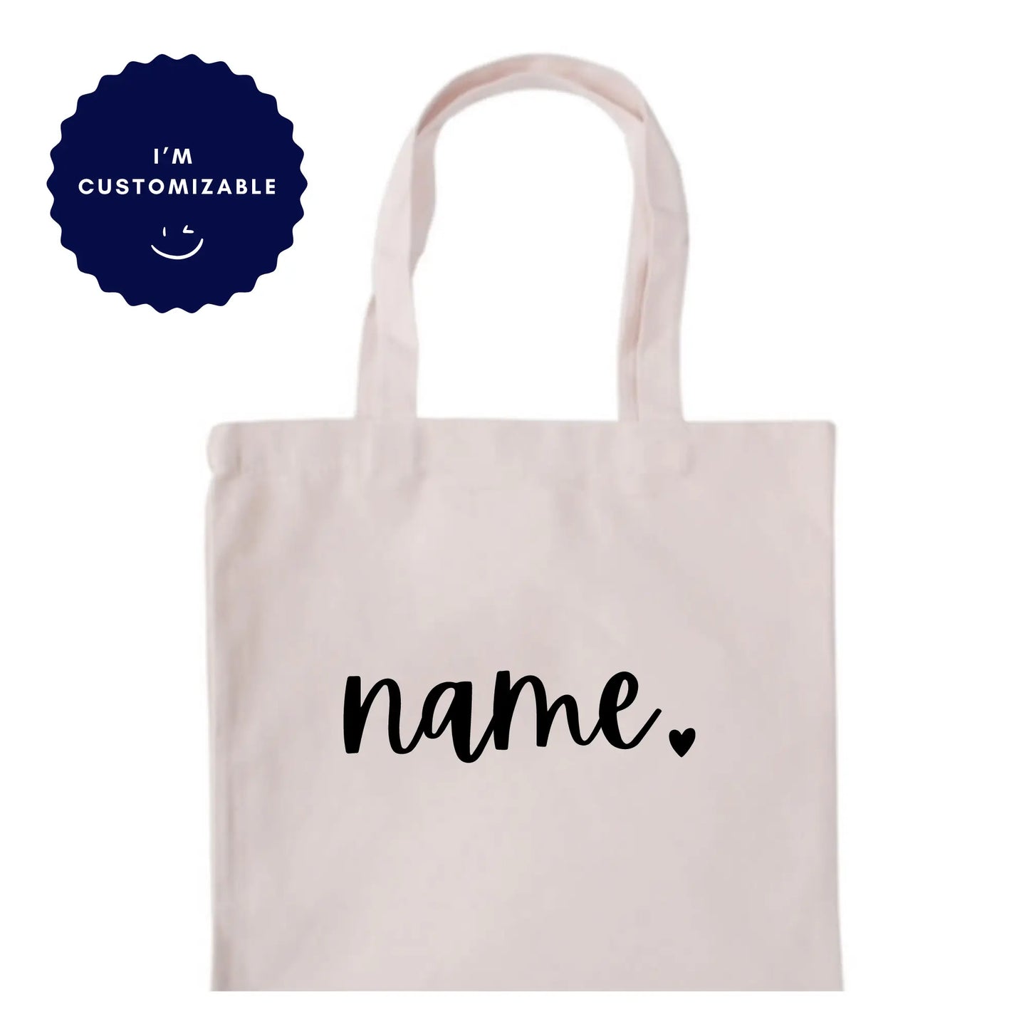 Custom Name Tote Bag