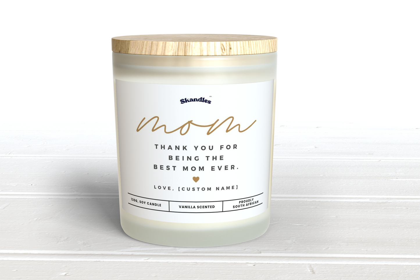 Thank you, Mom Candle - Skandles Co