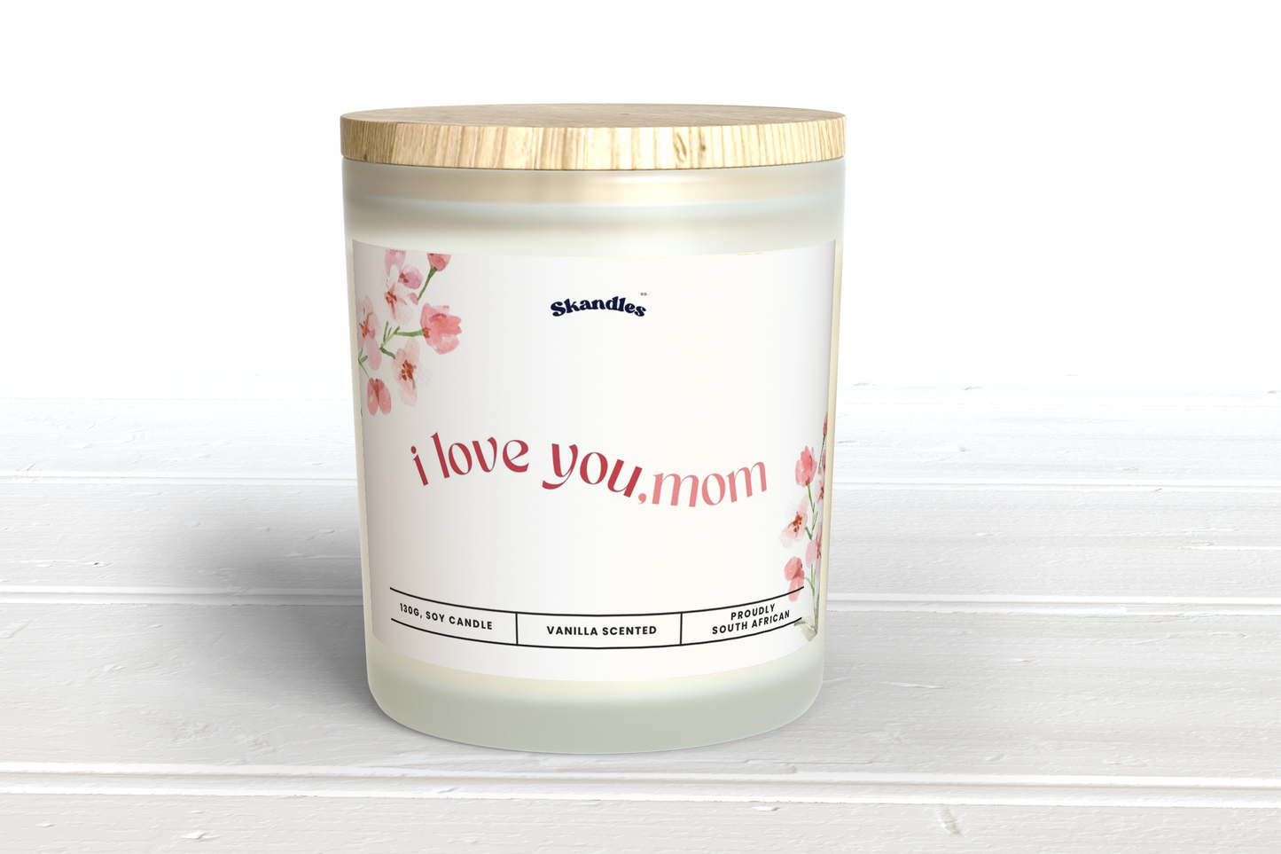 I love you Mom Candle - Skandles Co