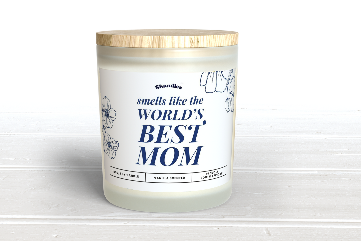 World's Best Mom Candle - Skandles Co