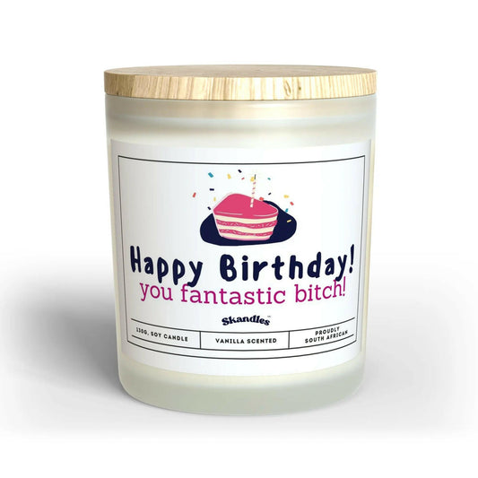 Happy Birthday B*tch Candle – Funny Birthday Gifts