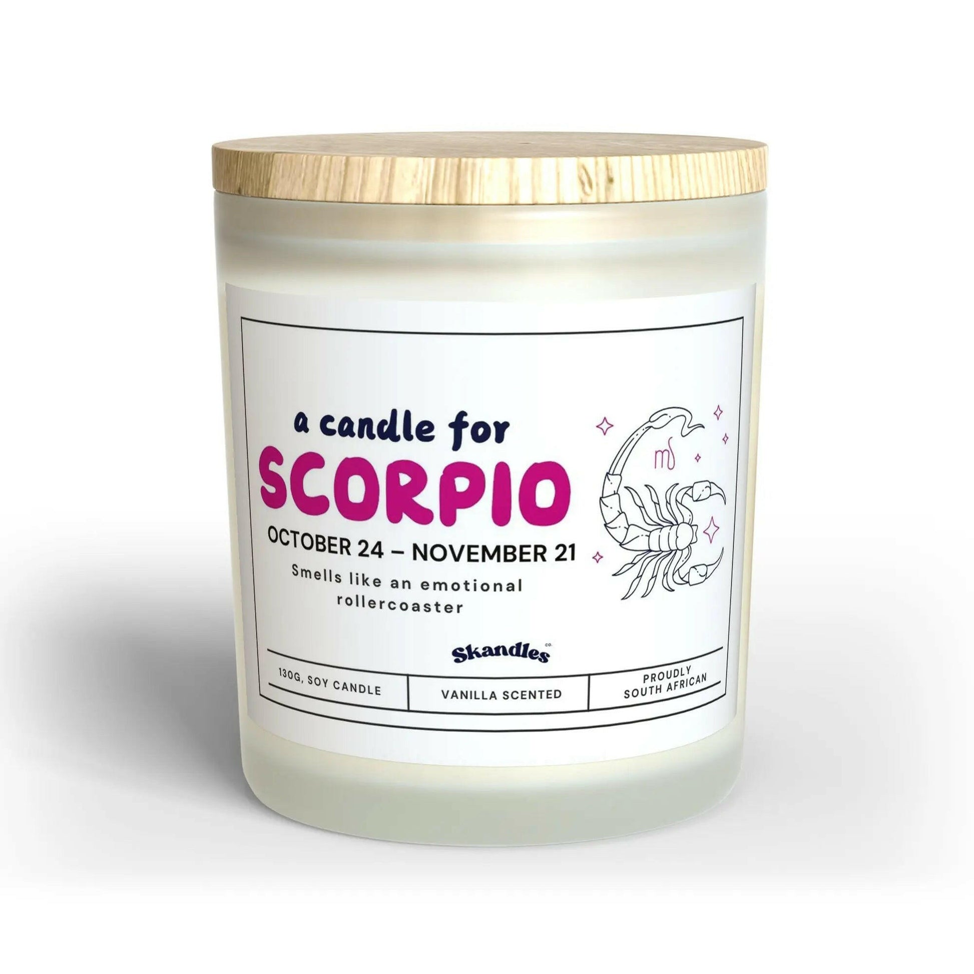 Scorpio Candle.