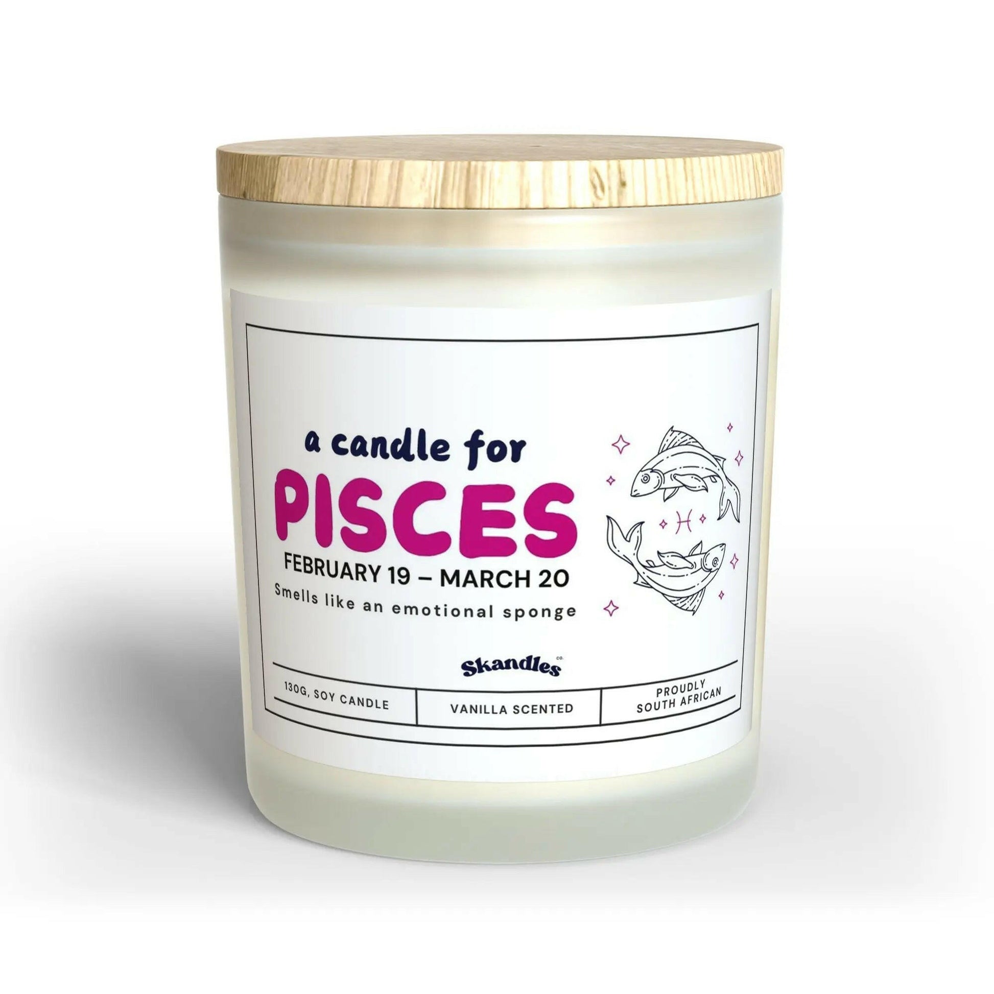 Pisces Candle.