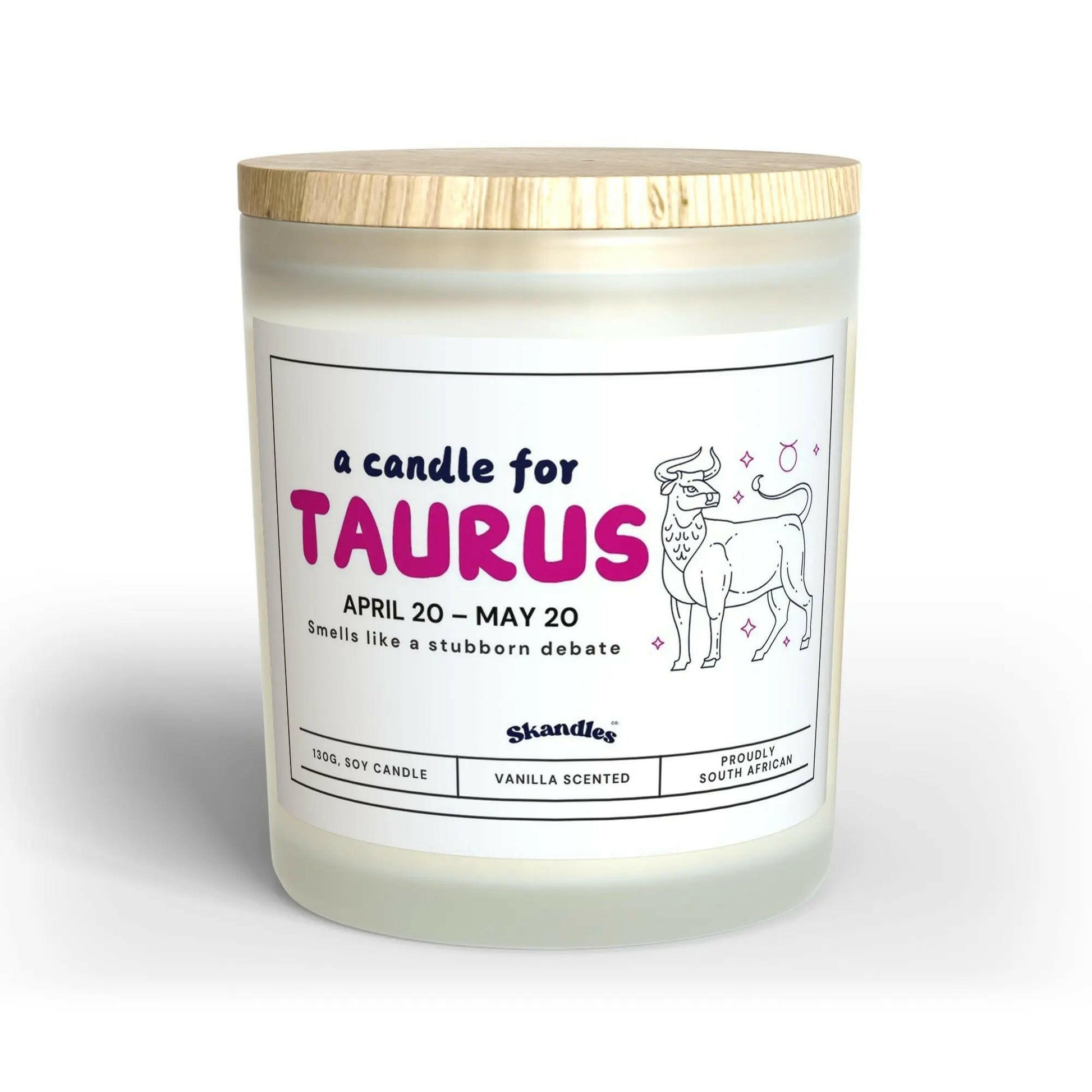 Taurus Candle.