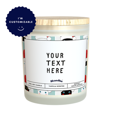 Personalized Christmas Soy Candle 