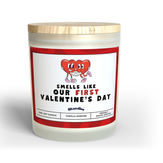 First Valentine's Candle – Quirky Gift for Couples