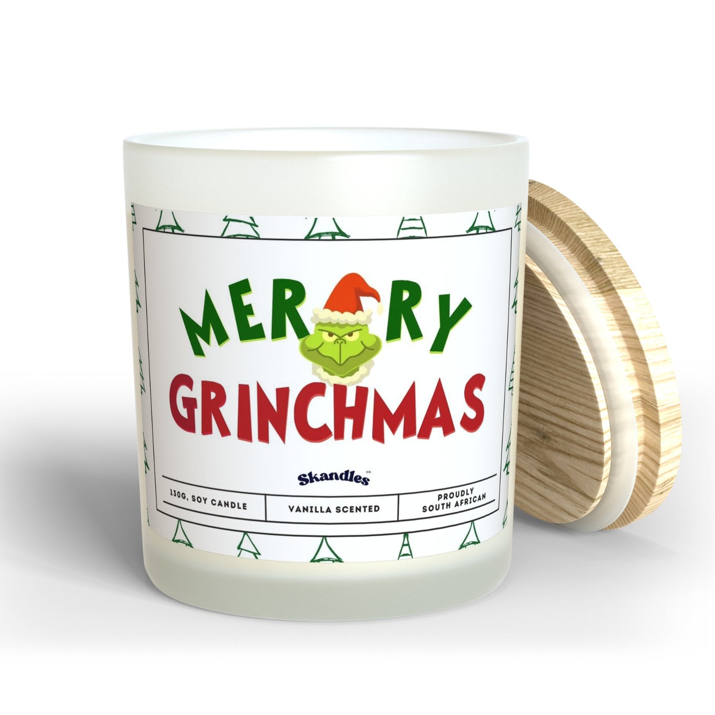 Merry Grinchmas Christmas Candle - Skandles Co