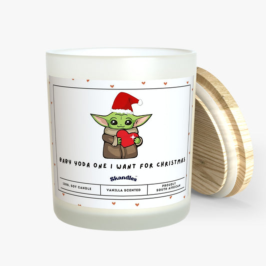 Baby Yoda Vanilla Soy Candle